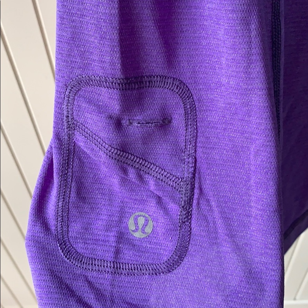 Lululemon Purple Exercise Top - Picture 3 of 5